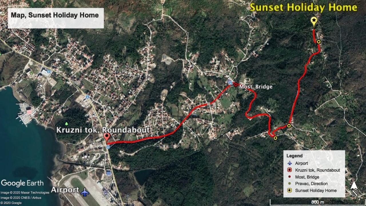 Sunset Holiday Home Tivat Exterior foto